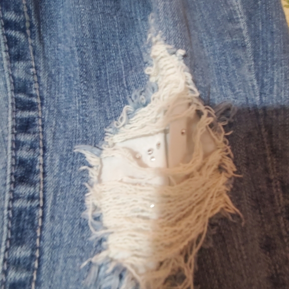 Bebe skinny distressed jeans - Picture 3 of 3